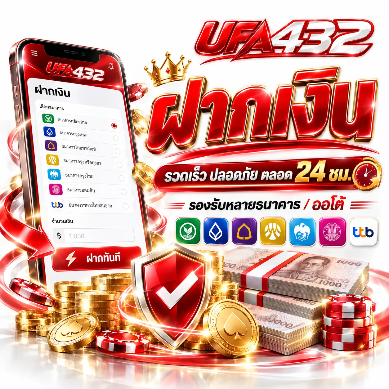 UFA432 - ฝากเงิน